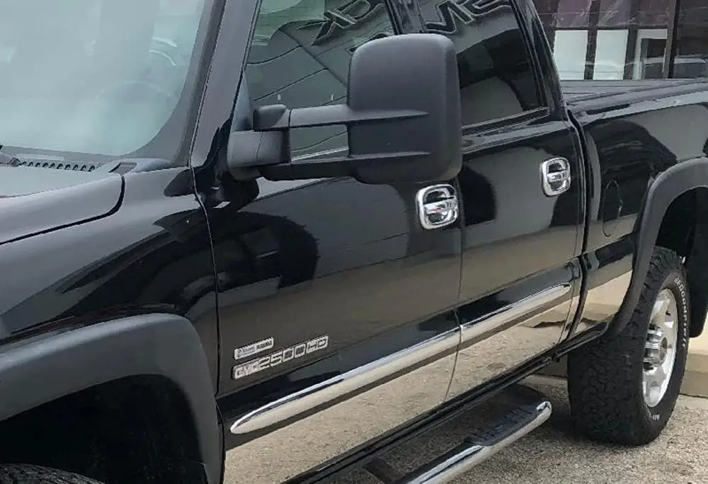 

Chrome 4 Doors Handle Cover W/O Passenger Side Keyhole for 00-06 Suburban/Tahoe/02-06 Cadillac Escalade Premium Parts