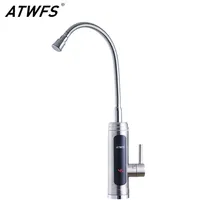 Instant Water Heater Faucet Tankless Heaters Kitchen Hot Water Tap Bathroom Heating Electric 220v Stainless Steel Shell
