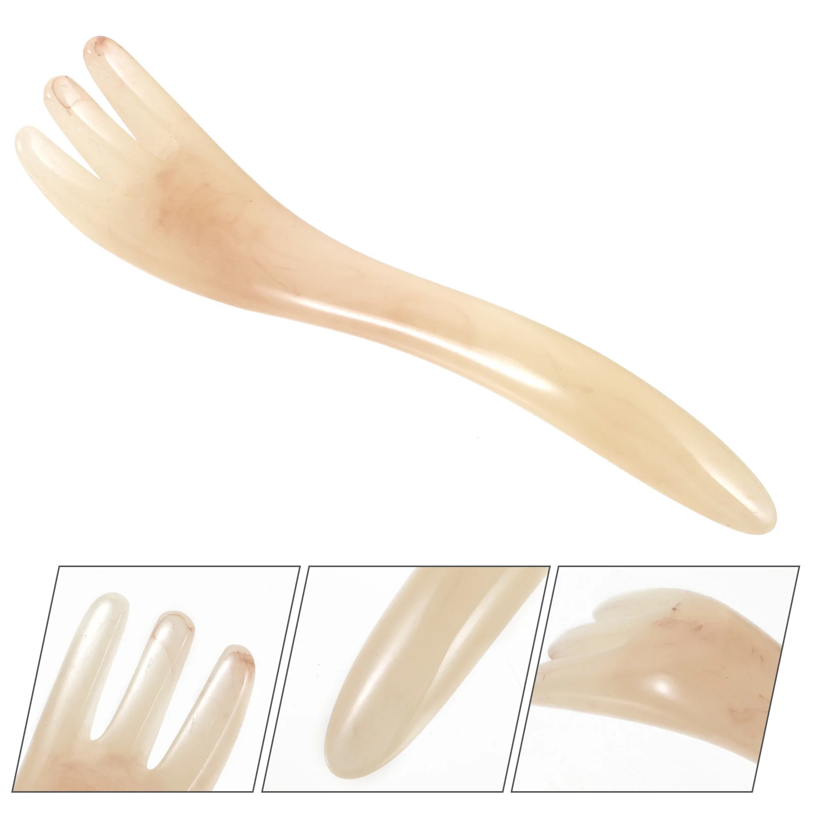 

Компактная смоляная расческа-массажер для кожи головы с широкими зубьями для облегчения головной боли и расслабления кожи головы, массажная расческа, инструмент для массажа головы