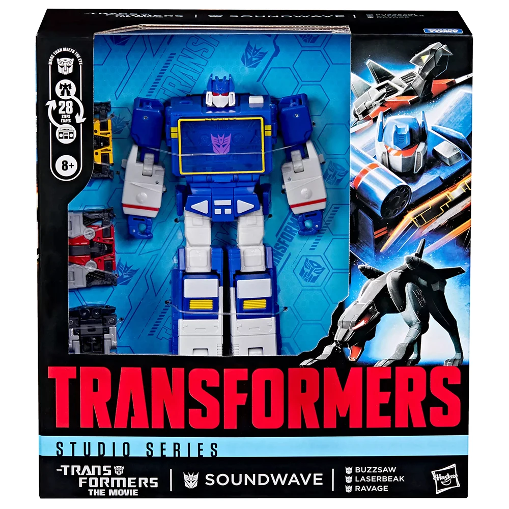 Originele NIEUWE Hasbro Transformers Studio Serie SS86 Soundwave (De Film) 16.5 cm Leader Class Action Anime Model Figuur Speelgoed