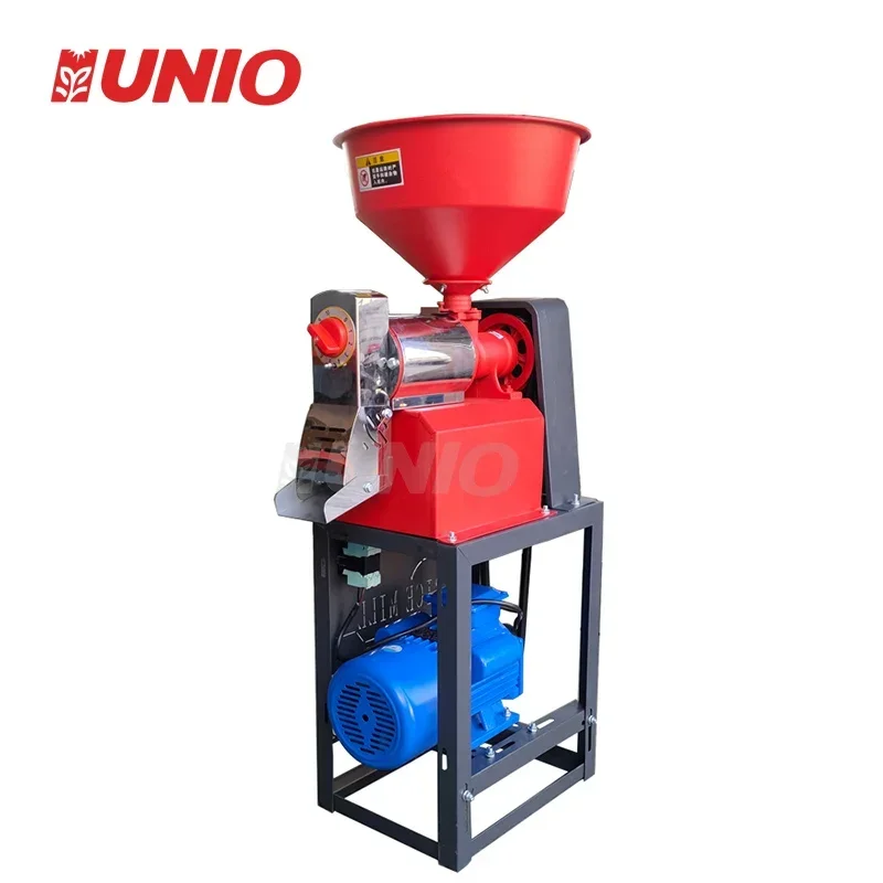 Automatic Mini Family Type Home Use Grain Mill Machine Paddy Separator Rice Mill Milling Polishing Machine