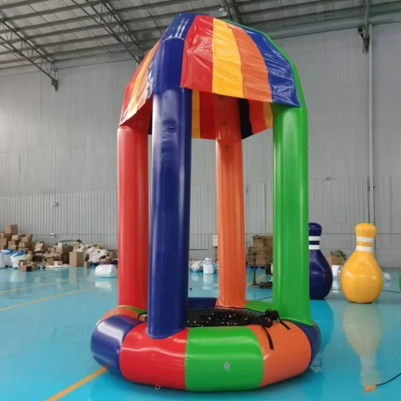 

Outdoor Single Person Inflatable Bungee Jumping Trampoline PVC, Playground Sport Game Equipment