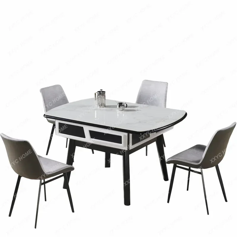 XXIntelligent Mahjong Machine Automatic Solid Wood Minimalist Household Dining Table