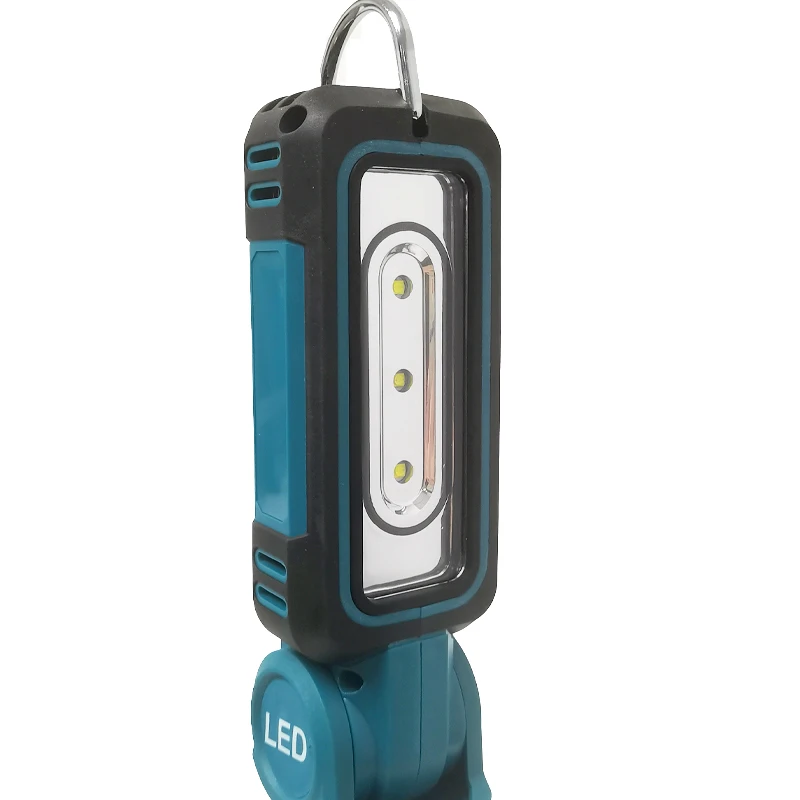 Lampes de travail de déesse électrique LED, budgétaire portable extérieur, budgétaire pour camping-car, travail de nuit, pêche, batterie Makita, 18V