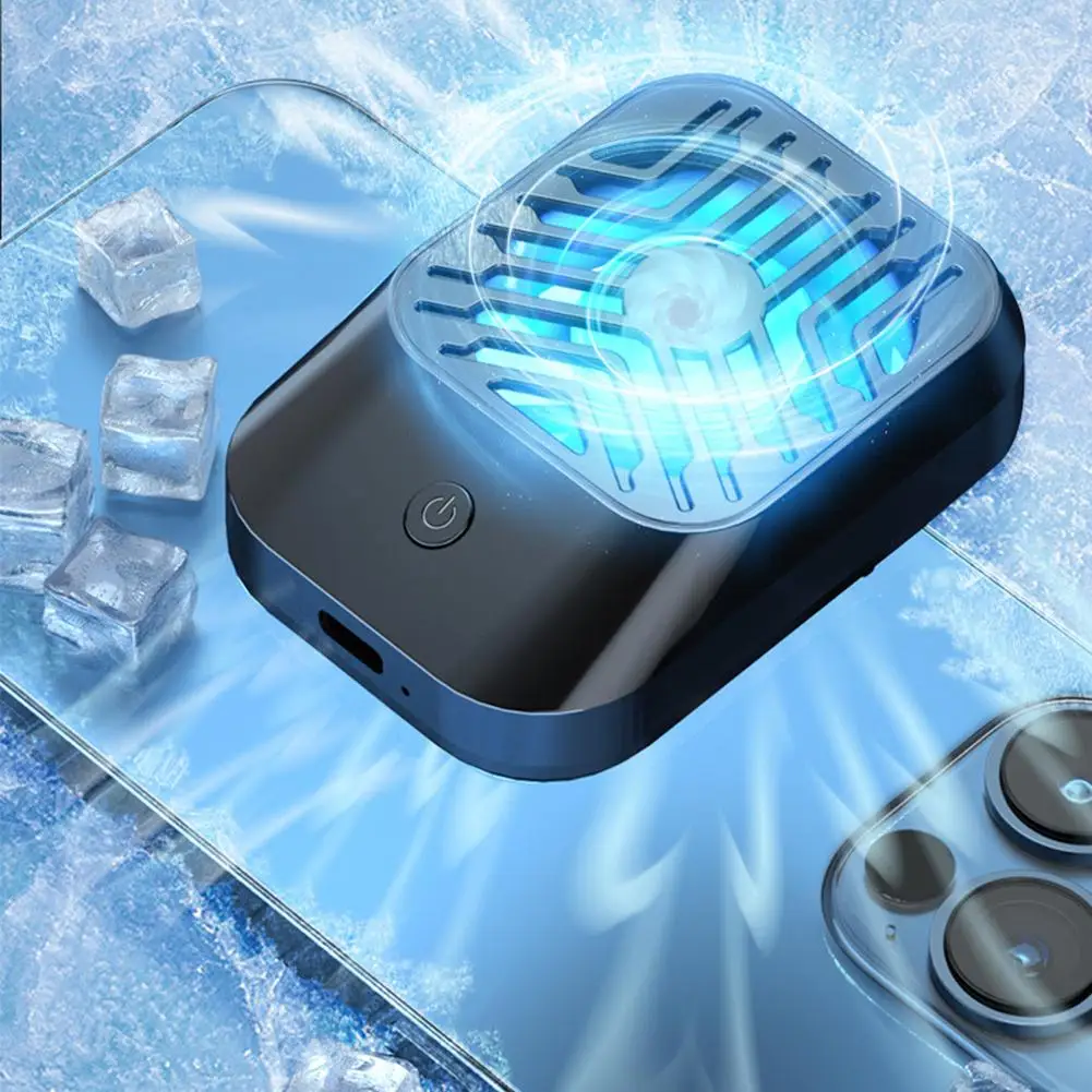 Hurricane Mobile Phone Radiator Portable Compact Fast Clip-on Tablet Cooling Cooling Phone Universal Mobile Back Artifact G8D5