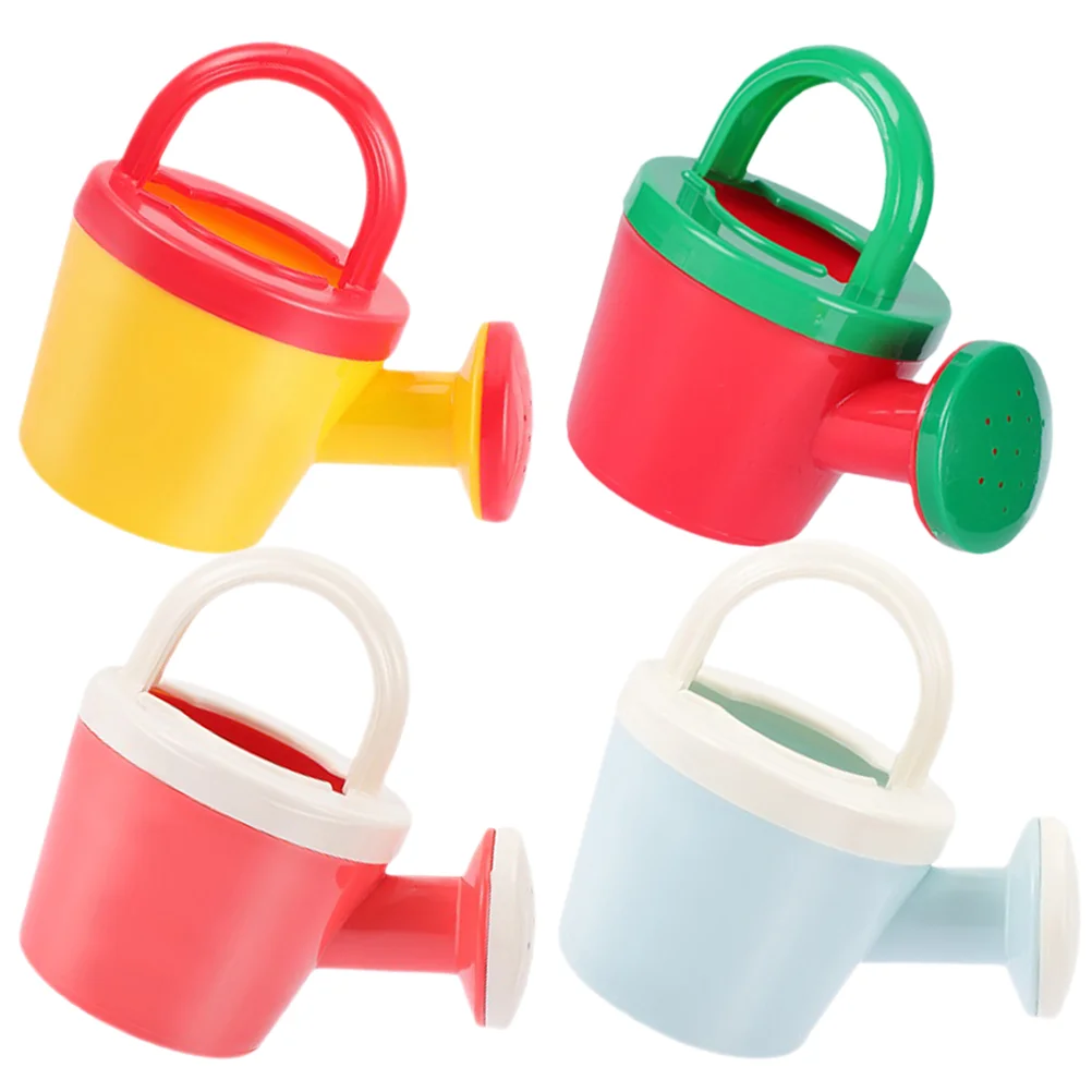 4 pezzi Toy Beach Kids annaffiatoi piccola plastica per bambini da giardino doccia ragazzi