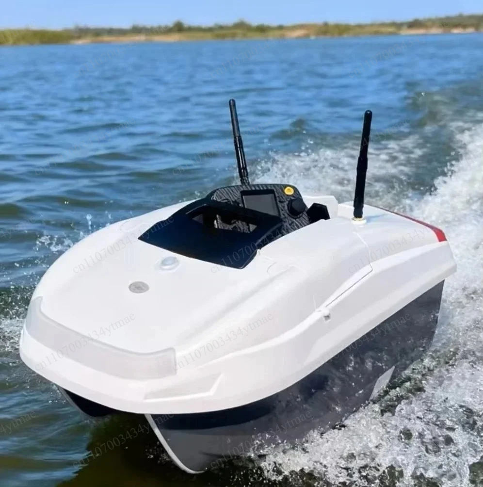 IntelligentGPS Sonar Position RC Bait Feeding Boat 3In1 Multifunctional Fishing Boat 1.5KG Load Capacity 500 Meters Remote Range