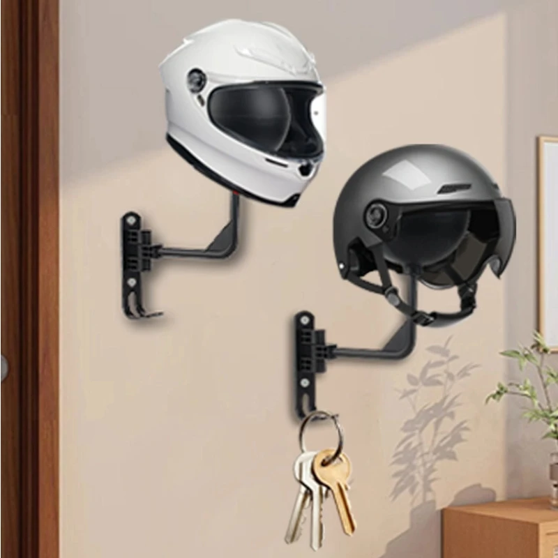 

Multi Unctional Helmet Mount Wall Mounted Moto Accessories Motorcycle Helmet Hook Easy Install Helmet Claw Hook