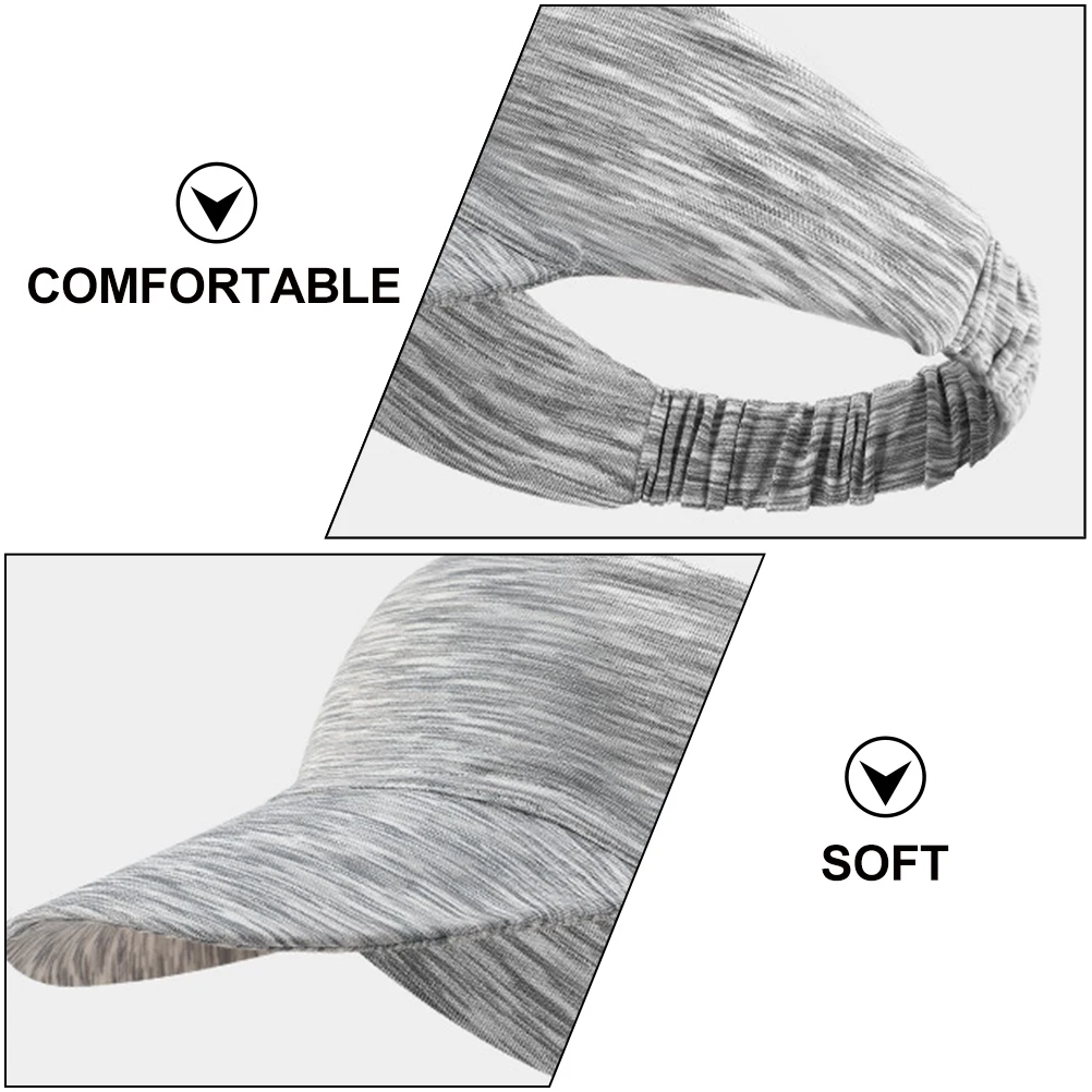 

Breathable Sun Unisex Sports Hat Summer Elastic B Evenly Stitching Skin Friendly Sweat Absorbing Peak Cap Man Woman Leisure Hat