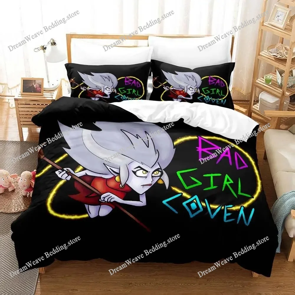 

New Bad Girl Coven Bedding Set Single Twin Full Queen King Size Bed Set Adult Kid Bedroom Duvet Cover Sets Anime Bed Sheet Set