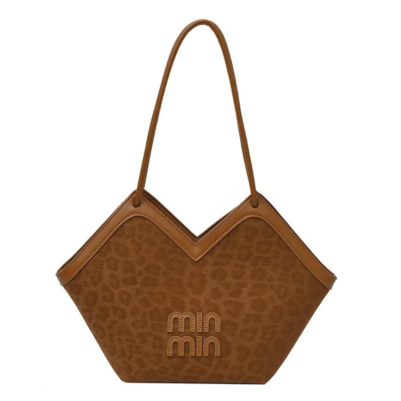 حقيبة يد نسائية أنيقة مصنوعة من الجلد المنقوش باللافندر تتميز بنمط عتيق كاجوال أنيق ​