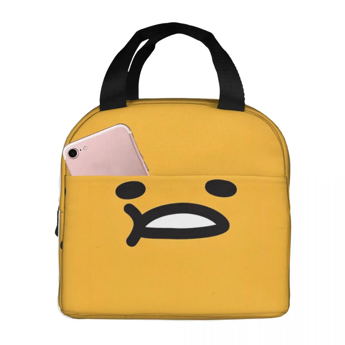 Sanrio Gudetama Stitch Minions My Melody Lunch Bag Work Lunch Box For Adult Casual Thermal Tote Handbags Oxford Cooler Bag