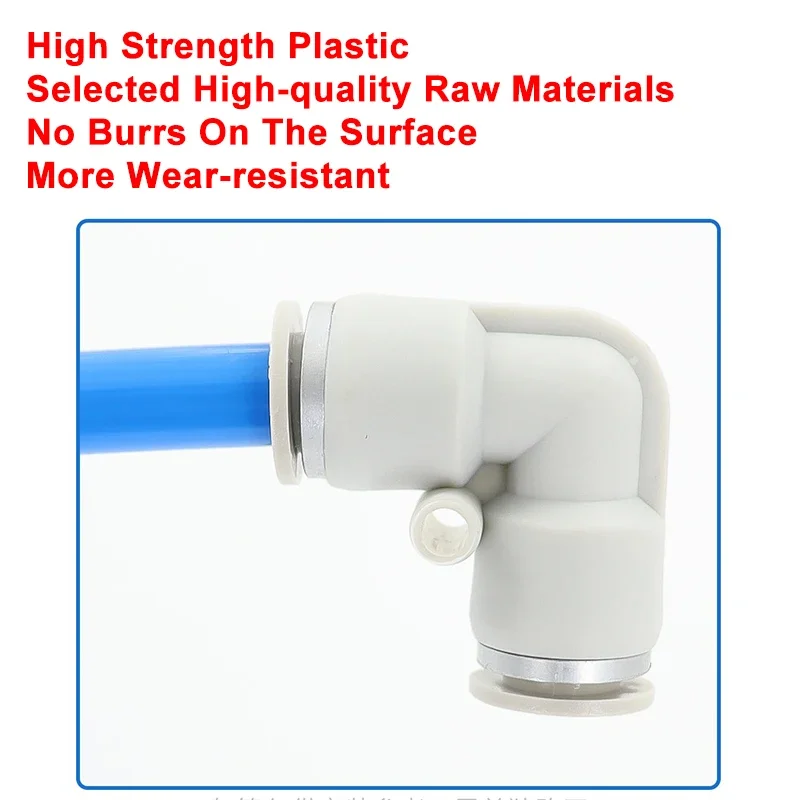 Airtac هوائي موصل سريع APU مستقيم من خلال APE القطر المتغير APY ثلاثي الاتجاه القصبة الهوائية التوصيل السريع 4 6 8 10 12 14 #4