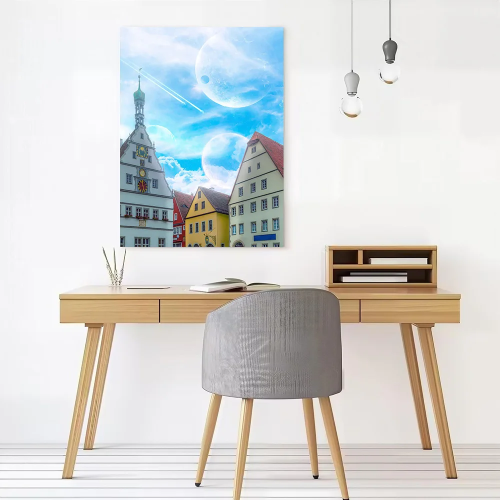 A Speaking Sky Printed Canvas Poster Personalized High Quality Wall Art Paintings for Decor Living Room Interior Decoration Home