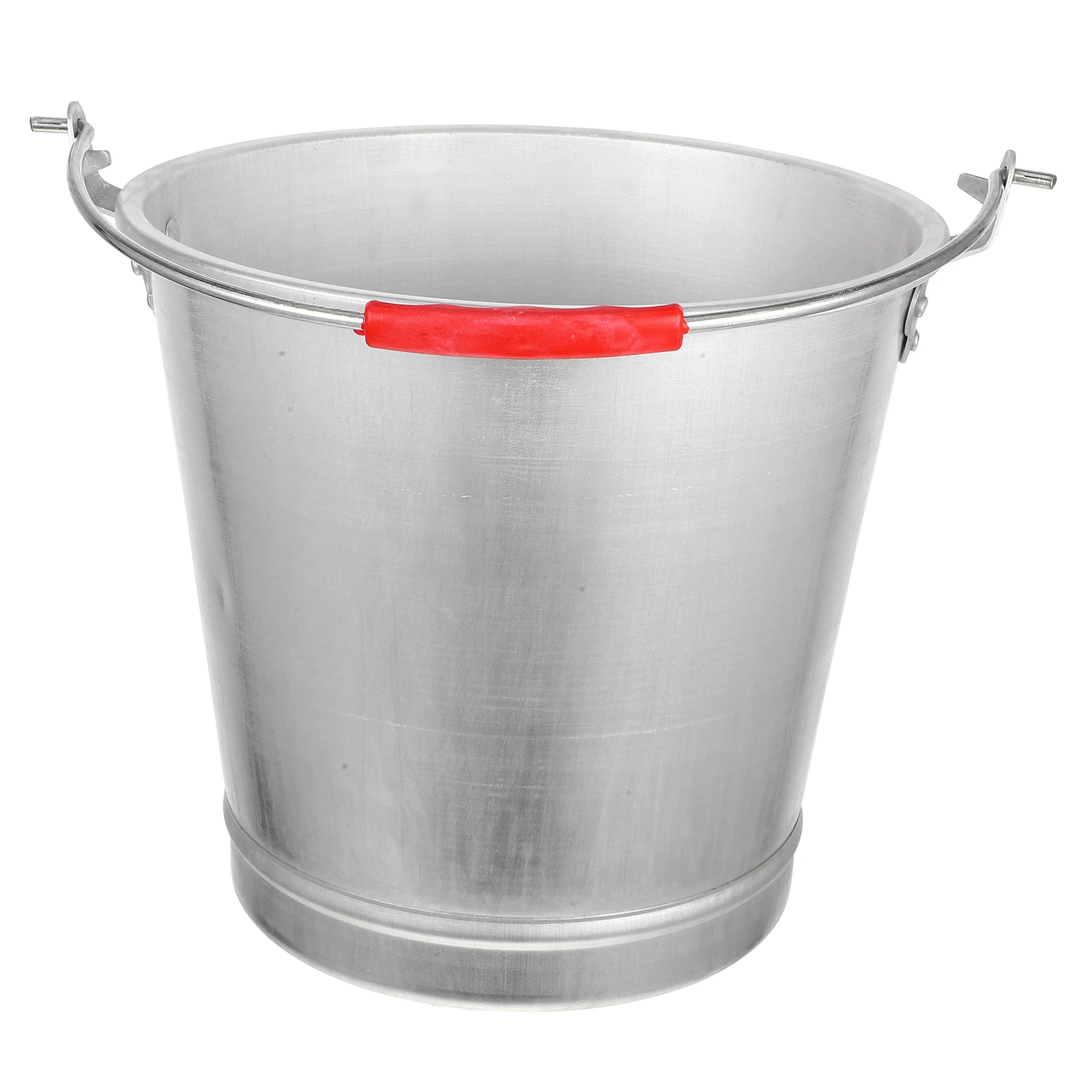 

Portable Metal Water Bucket Aluminum Storage Container with Handle for Home Garden and Various Uses Metal Water Bucket