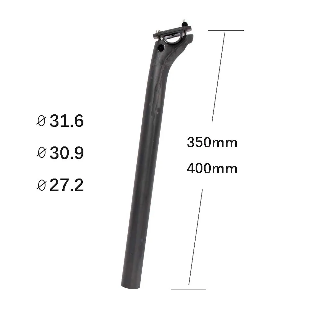 ELITA ONE Carbon-Sattelstütze mit 20mm Offset für MTB/Rennrad, 27,2/30,9/31,6mm Carbon-Fahrradsattelrohr, UD Blankes Carbon – Detail 6