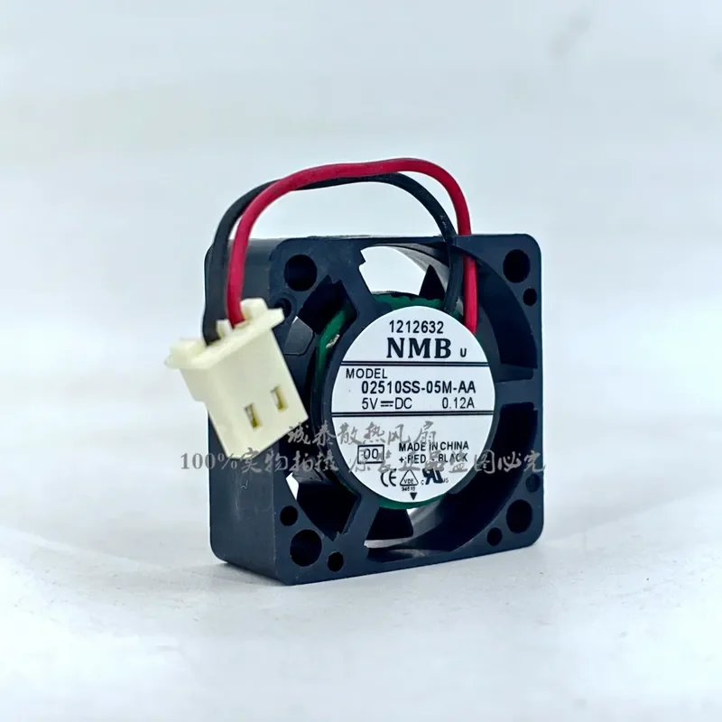 for NMB 02510SS-05M-AA 2510 DC5V 0.12A Ultra-Quiet Micro Cooling Fan