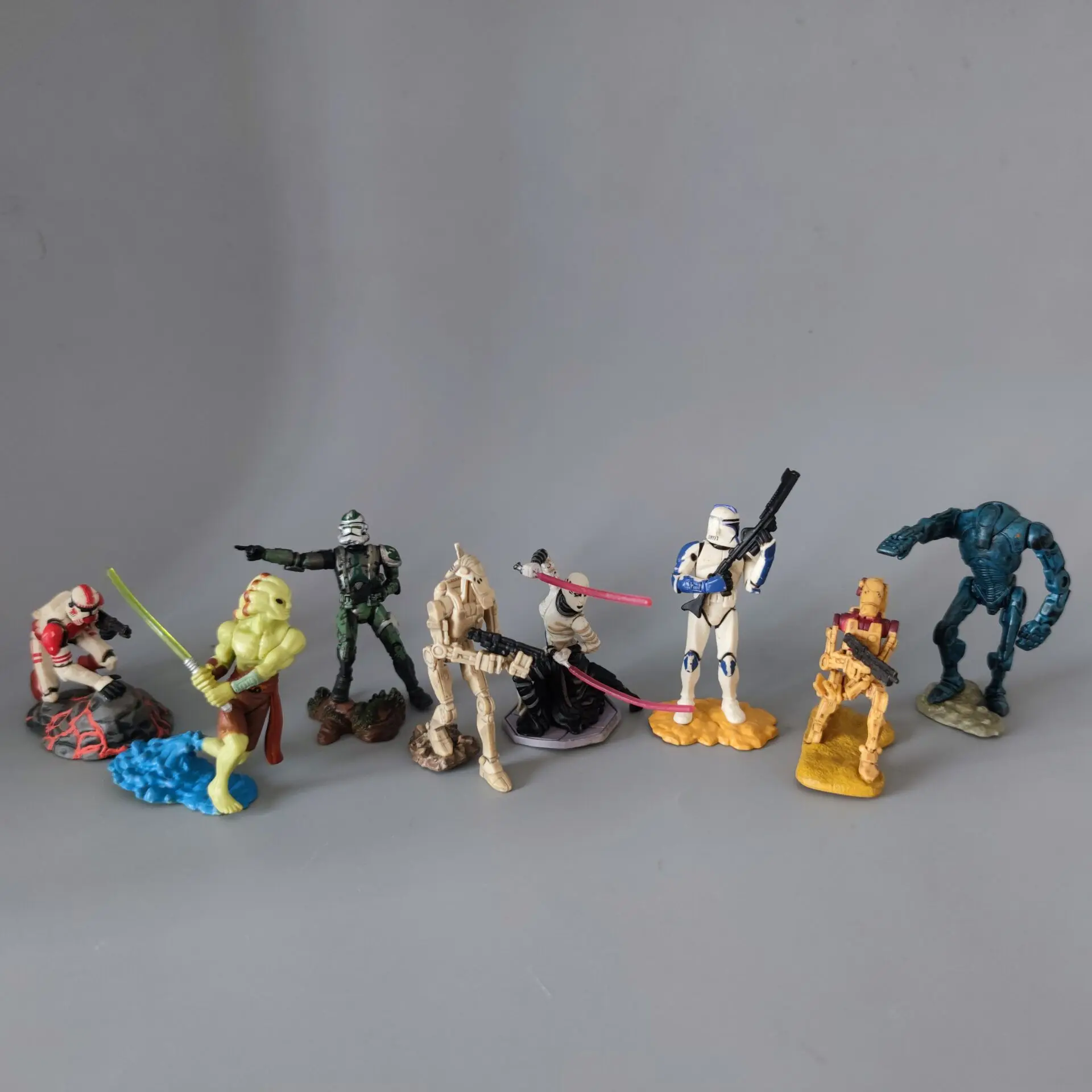 

Набор из 8 фигурок Звездных Войн джедаев мастер ситх Супер битва дроид Клон солдат 3,75 "свободная статуя