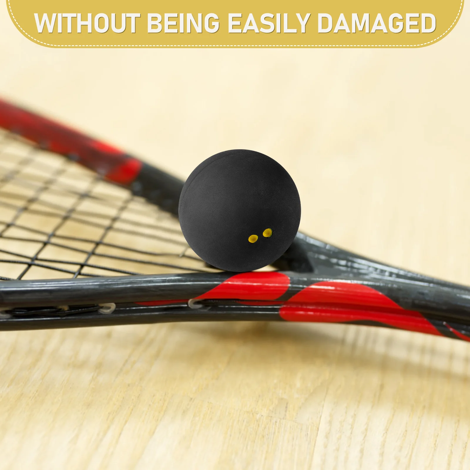 

Match Squash Professional Ball for Training Flexible Racket Single Rubber