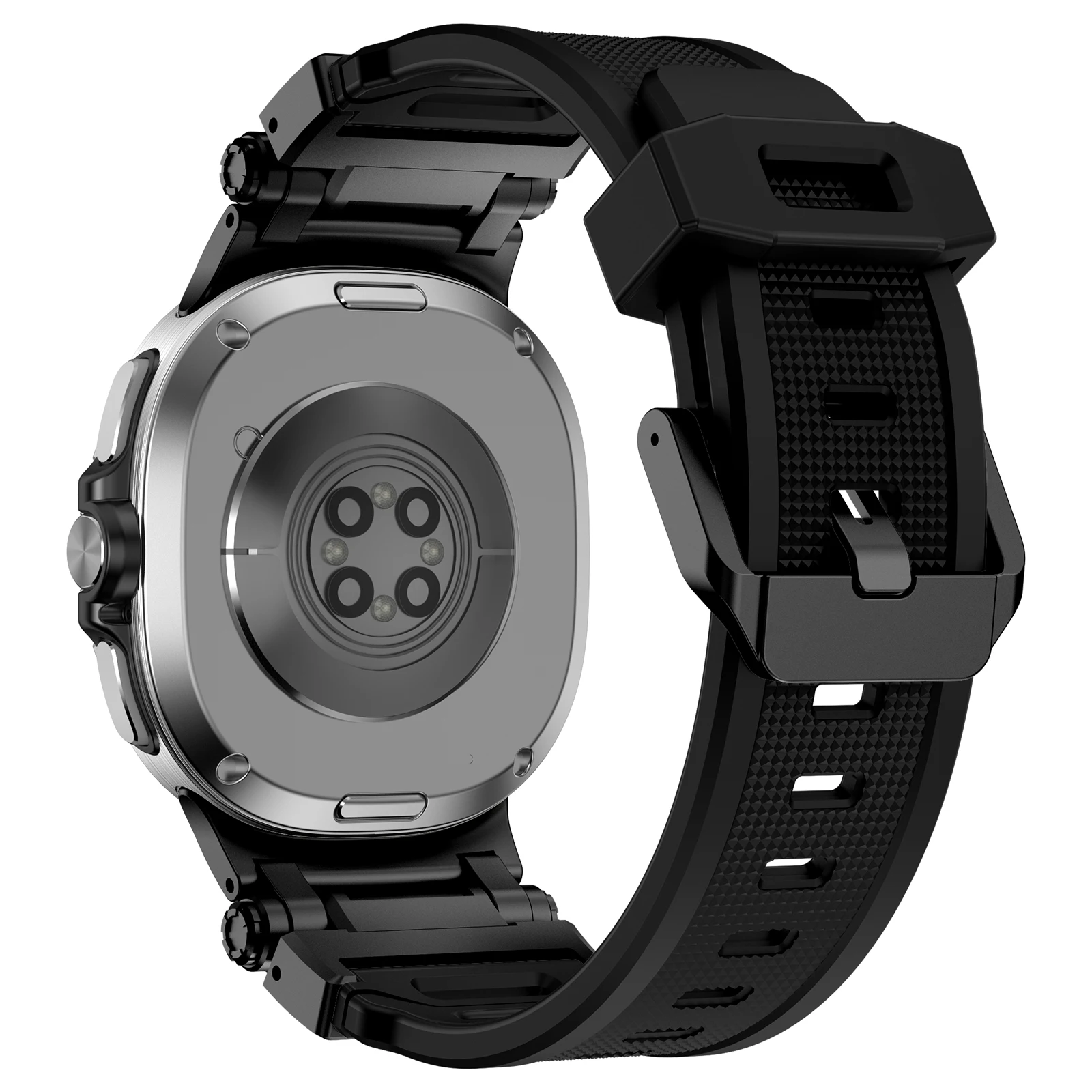 سوار سيليكون رياضي لساعة سامسونج جالاكسي 8 كلاسيكي 46 ملم 44 ملم 40 ملم حزام معصم ناعم لساعة جالاكسي الترا 2025 للرجال كوريا