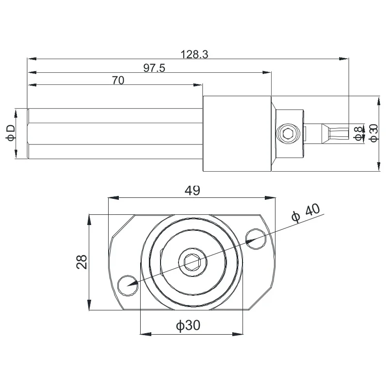 CT08 Punch Swiss Lathe Rotary Broaching Tool Punching Holder Citizen Star Tsugami Hanwha Tornos Jinn Fa Polygym