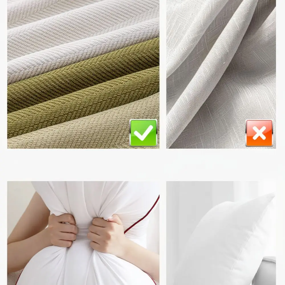 Large Herringbone Throw Pillowcase Soft Chenille Cushion Cover Modern Decorative Sofa Bed Backrest Home Living Room