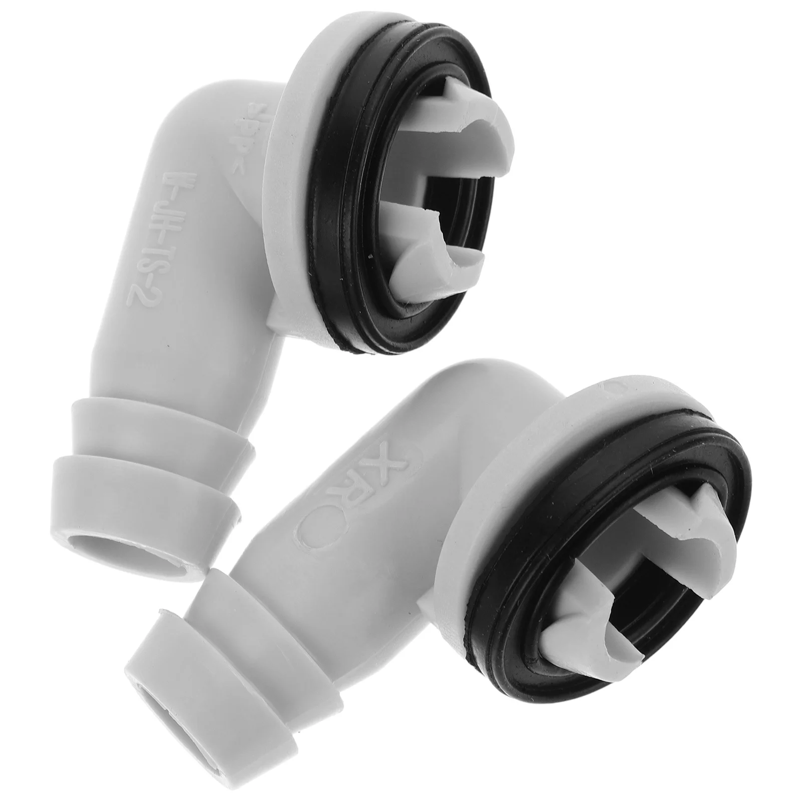 2Pcs Drain Pipe Grommet Heavy Duty Plastic Condensate Hose Connector for Window Split Ac Units Leakproof Joint 15Mm Buckle