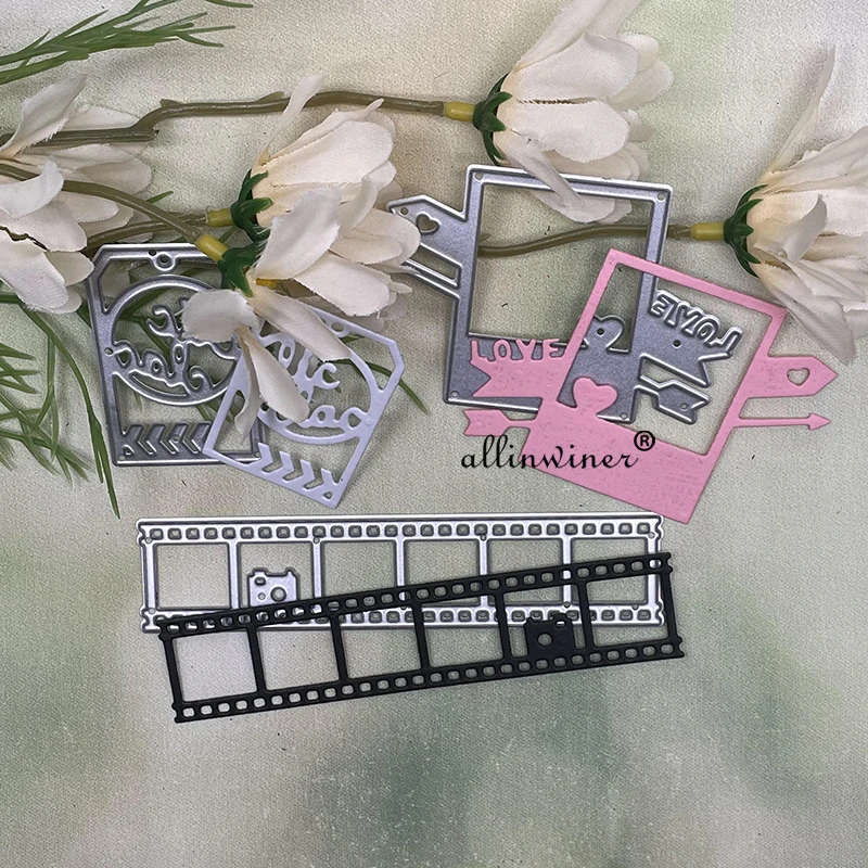 

Металлические вырубные ножи-трафареты для декорирования, для скрапбукинга, альбомов, бумажных открыток, тиснения