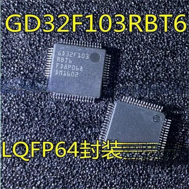 10PCS  GD32F103RBT6 GD32F103RB GD32F103 LQFP64 microcontroller IC chip brand new