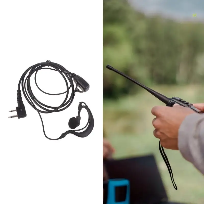 ชุดหูฟังอเนกประสงค์หูฟังพร้อมไมโครโฟนสำหรับวิทยุสองทิศทาง Secure Fit & ความทนทานยาวนานสำหรับ ICV8 V80 V80E v82 Dropshipping