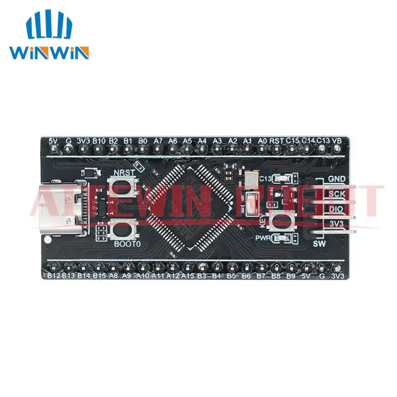 STM32F401RCT6 الحد الأدنى لوحة تطوير النظام STM32 ARM الأساسية لوحة تعليمية وحدة منفذ Type-C