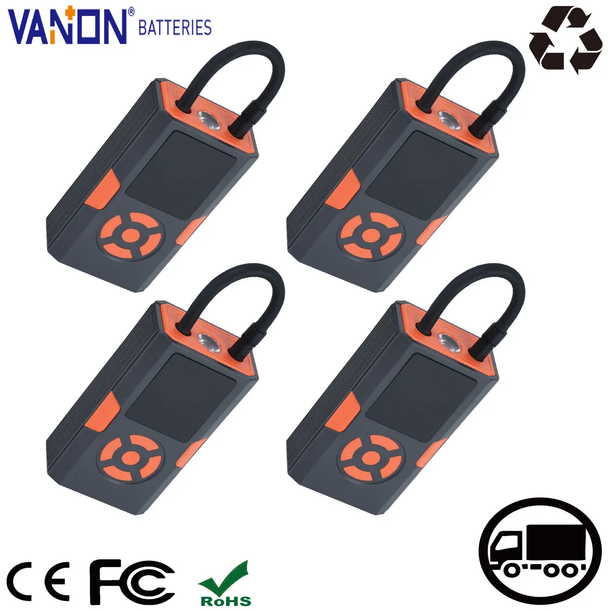 

VANON 1/2/4Pack NEW 5V MQ01 5000mAh power supply&inflator pump power supply
