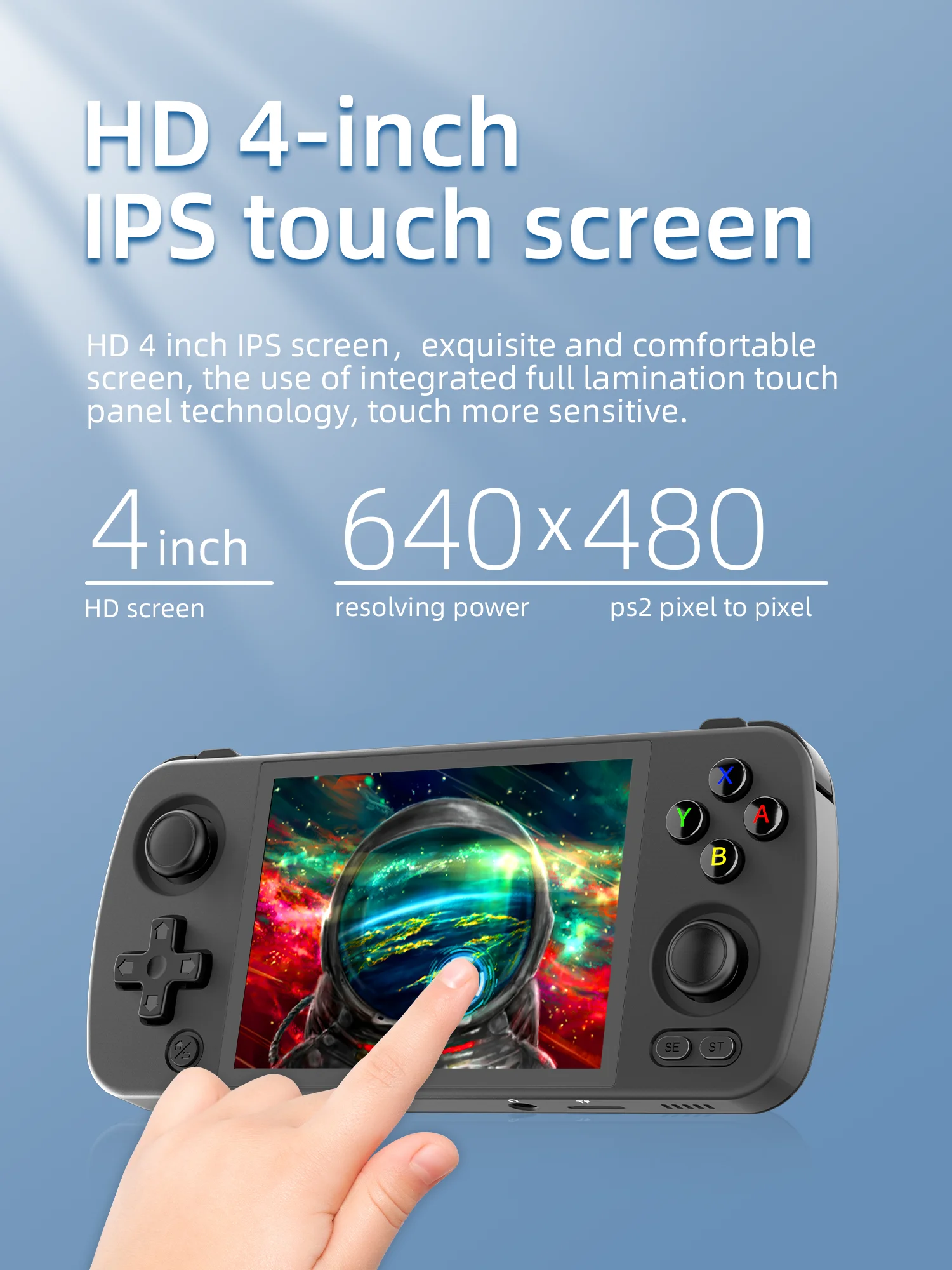 ANBERNIC RG405M Metal Handheld Game Console Android 12 System Unisoc Tiger T618 4 Inch IPS Screen Game Player Support OTA Update - Image 4