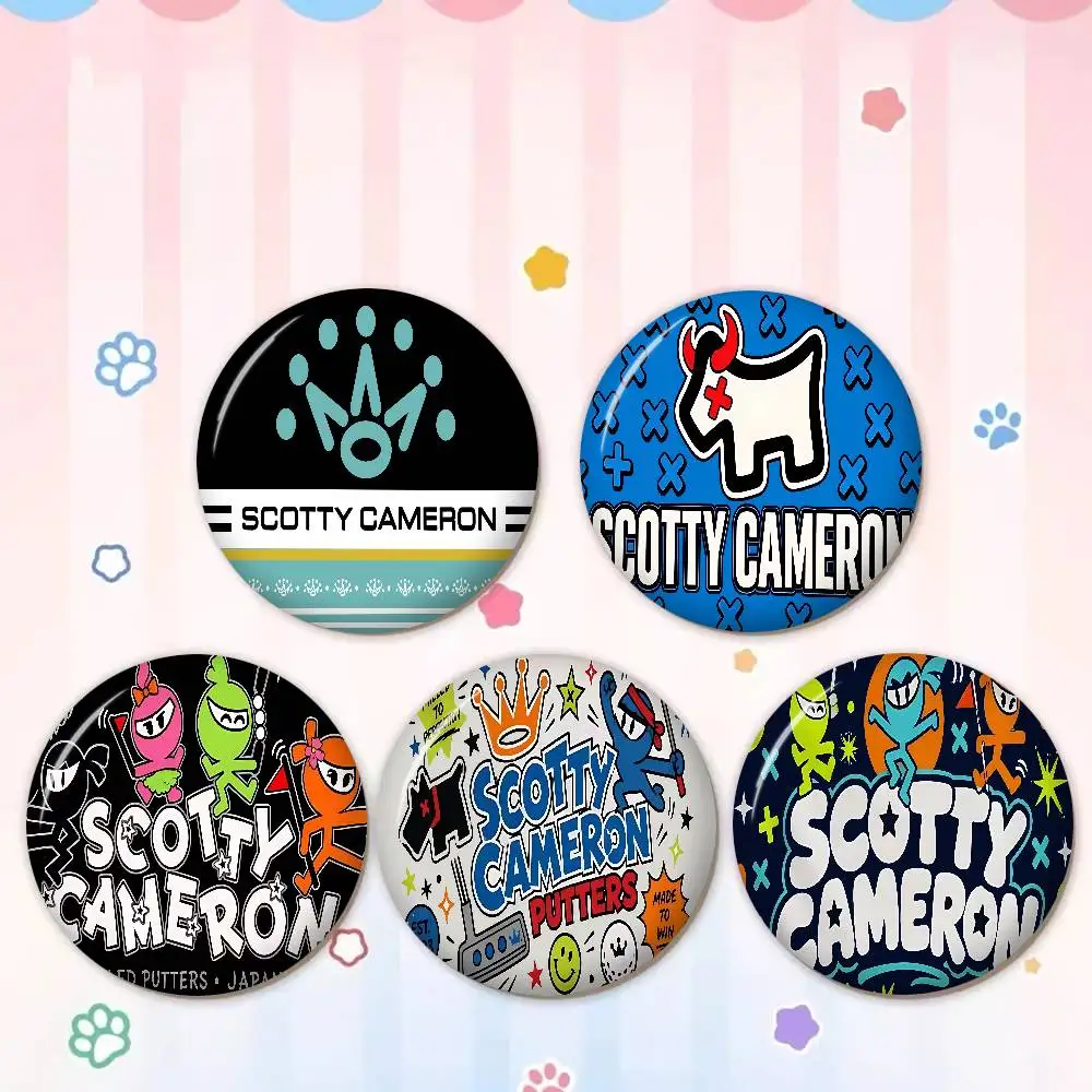 Brand Scotty Cameron New  Brooches Soft Button Pin Funny Silly Gnarpy on A Skateboard Meme Badge Gamer Collection Gifts