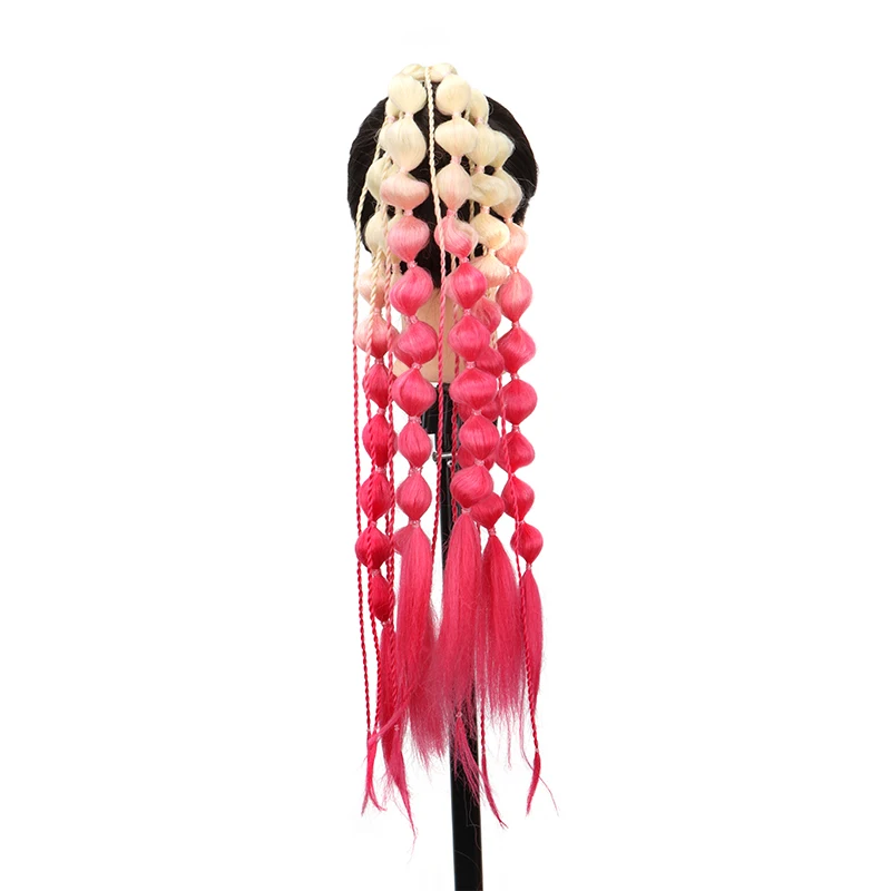 Synthetic Ponytail Extension Bubble Braid