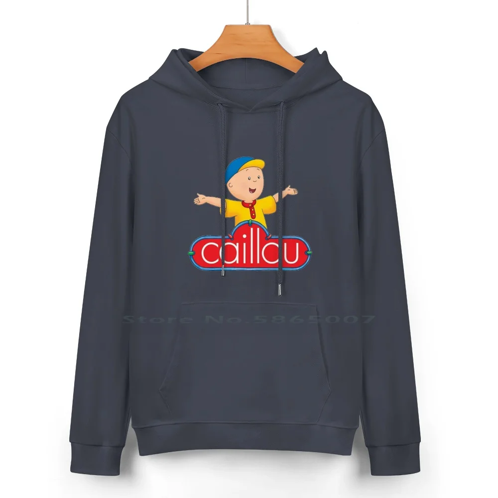 Caillou Pure Cotton Hoodie Sweater 24 Colors Caillou Classics Original 100% Cotton Hooded Sweatshirt For Women Men Unisex Gifts