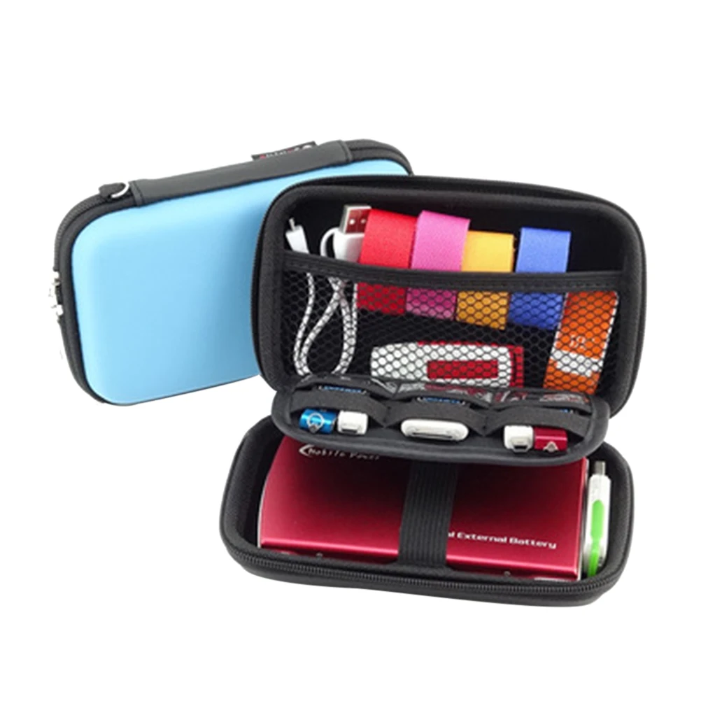 

Digital Accessories Storage Bag Portable Organizer Travel Case Compartments Cables Chargers USB Passport Memory Cards Cameras