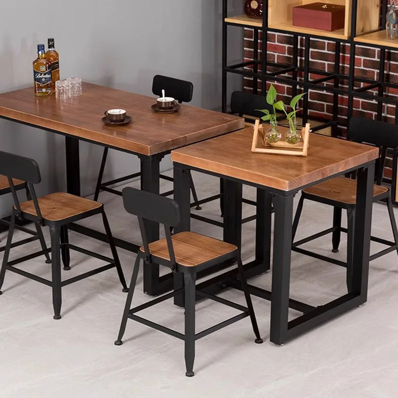 Industrial Balcon Restaurant Table Space Saving Auxiliary Children Modern Restaurant Table Makeup Nordic Comedor Home Furniture