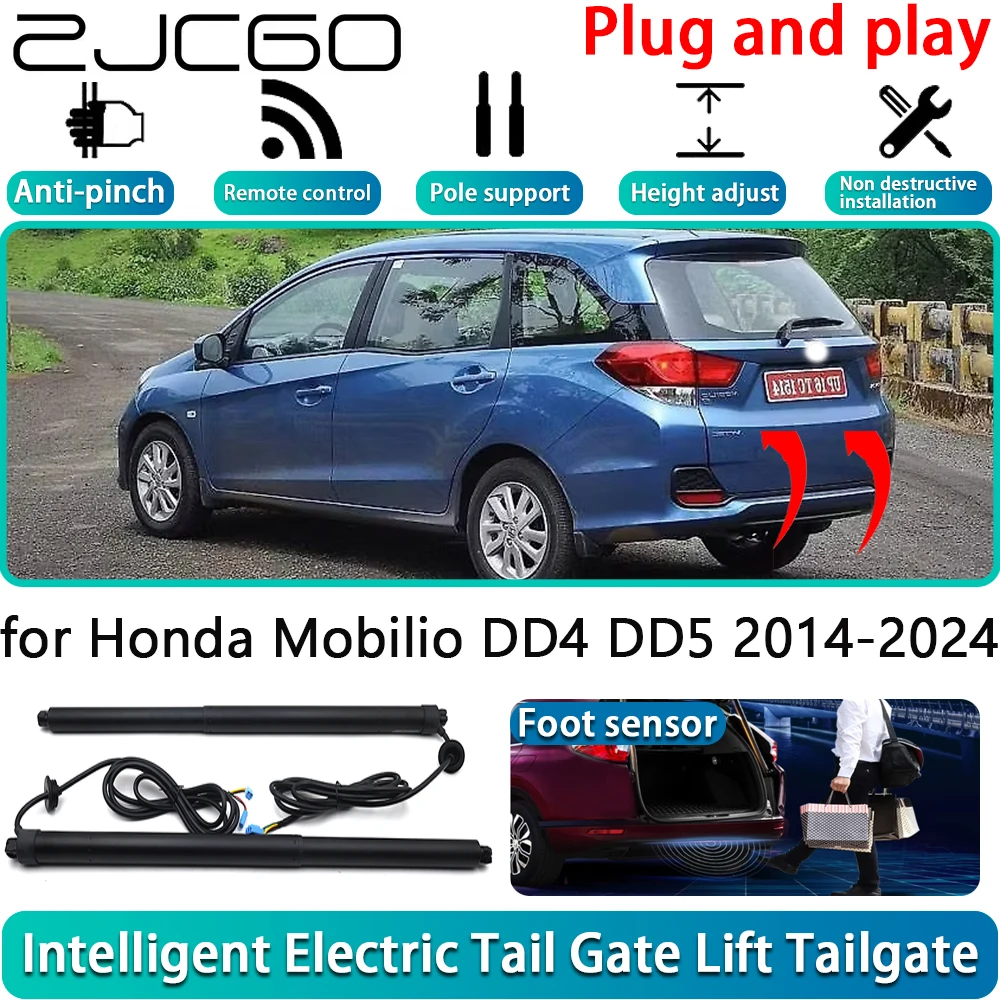 

ZJCGO for Honda Mobilio DD4 DD5 2014-2024 Electric Powered Tailgate Power Liftgate Automatic Tailgate System With Foot Sensor
