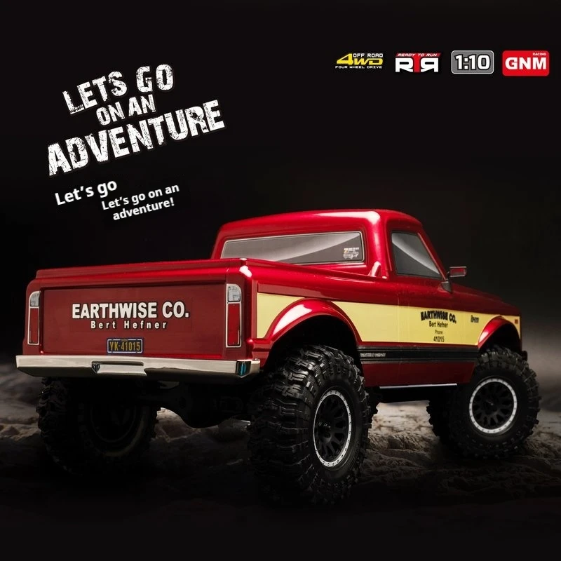 Yk41015 1/4wd Rc Pickup Crawler Car Simulated Off Road Vehicle With Front Rear Differential Lock For Adult Outdoor New Model