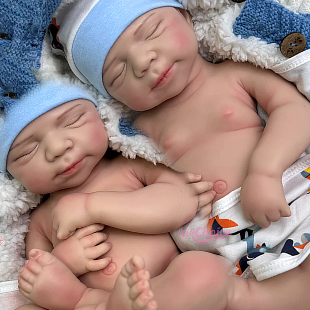 

18-дюймовая силиконовая кукла реборн, реалистичная водонепроницаемая кукла реборн для девочек/мальчиков, ручная работа для новорожденных, детский подарок на день рождения или Рождество