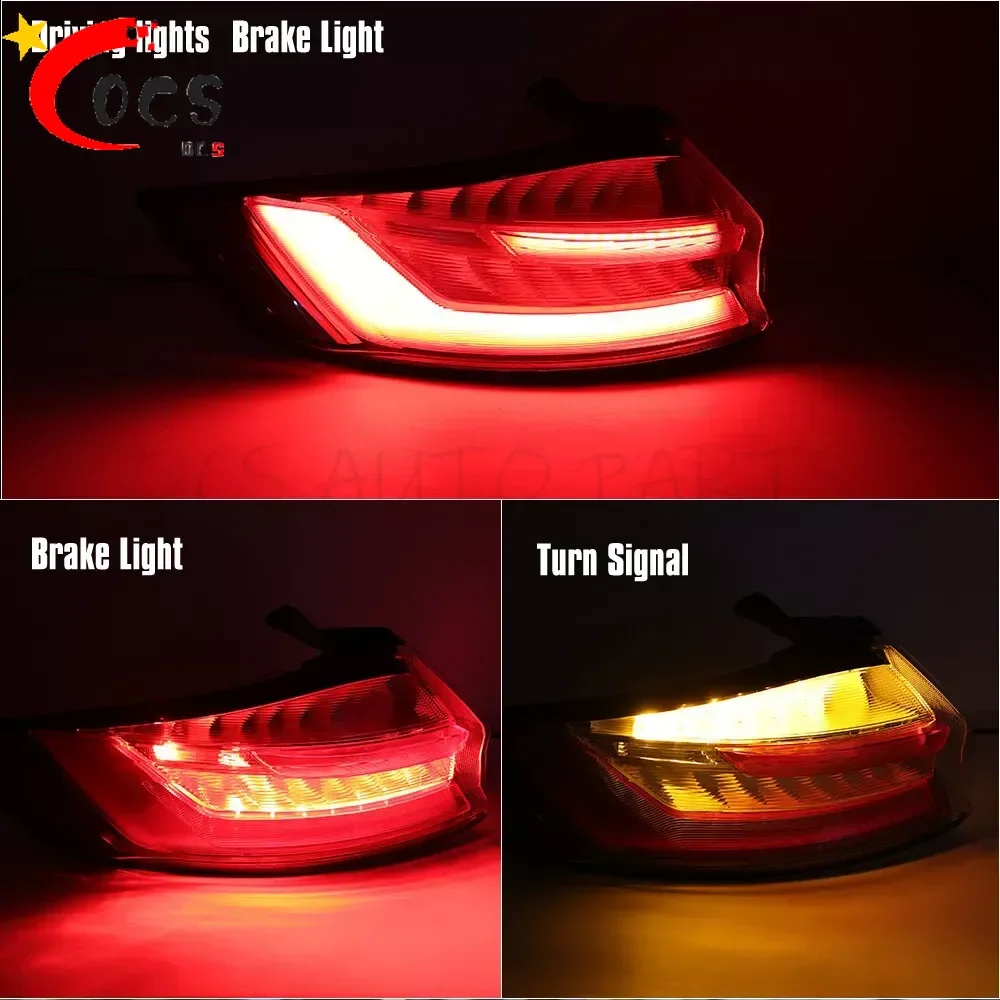 Outer LED Tail Light For Ford Edge ST/ST-Line/Titanium 2019-2021 Driving Lamp Brake Lamp Turn Signal Lamp US Version