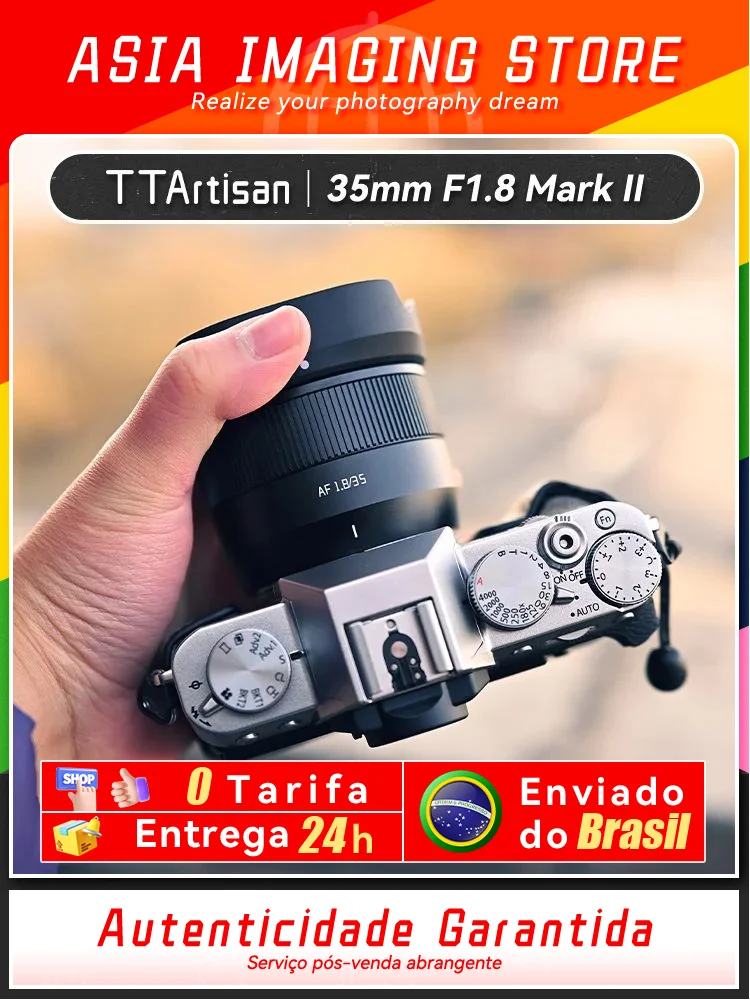 TTAartisan AF 35 مللي متر F1.8 Mark ll التركيز التلقائي APS-C عدسة الكاميرا لسوني E ZVE-10 A6400 A6300 A6500 نيكون Z Z50 Z50II ZFC 35 1.8