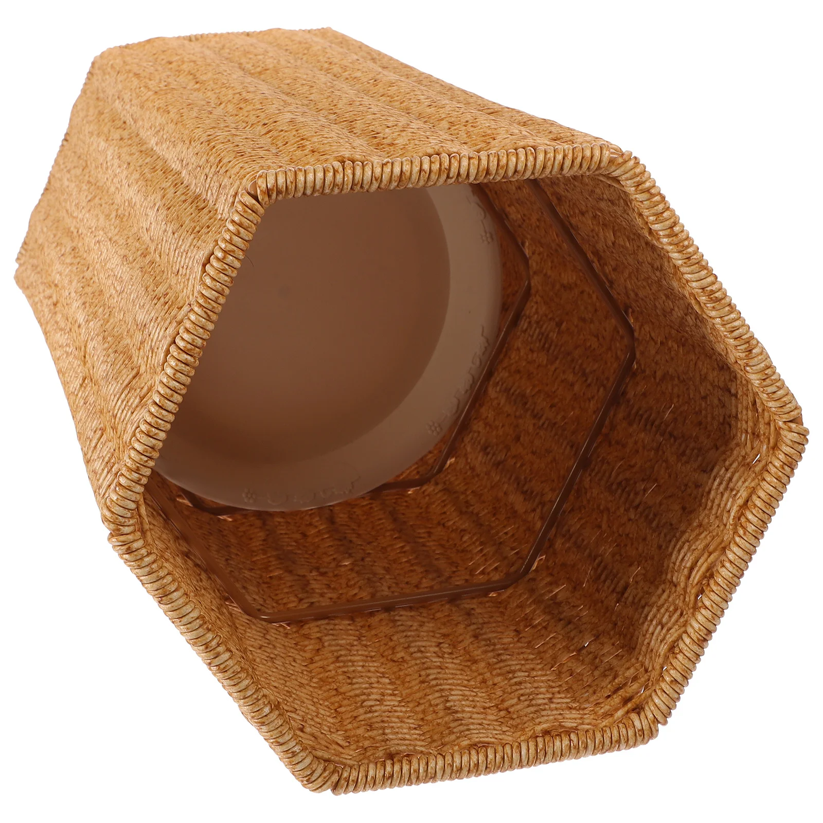 

Artificial Rattan Umbrella Holder Plastic Storage Stand Indoor Entryway Home Office Use Large Capacity Umbrella Holder