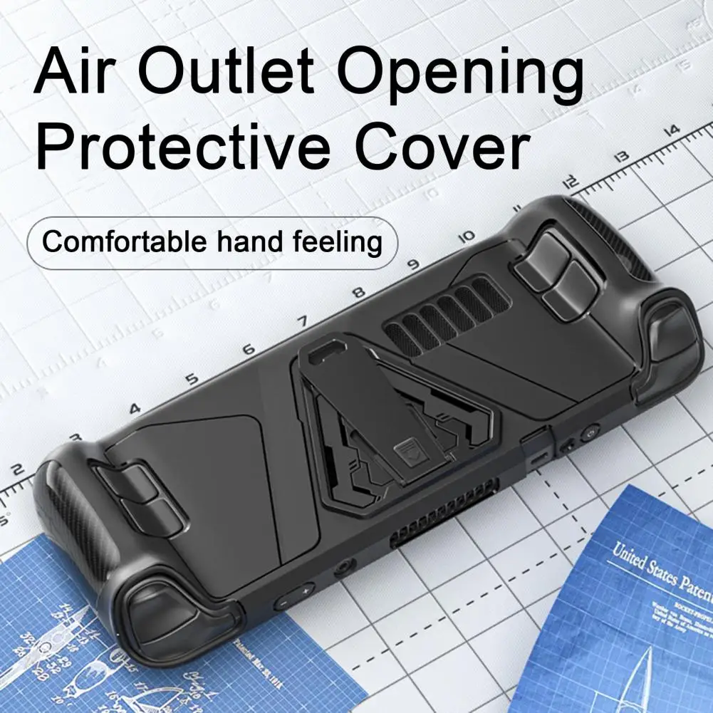 Protective Case For Steam Deck Cover Shockproof Drop-resistant Folding Bracket Fast Heat Dissipation Foldable Support Rack