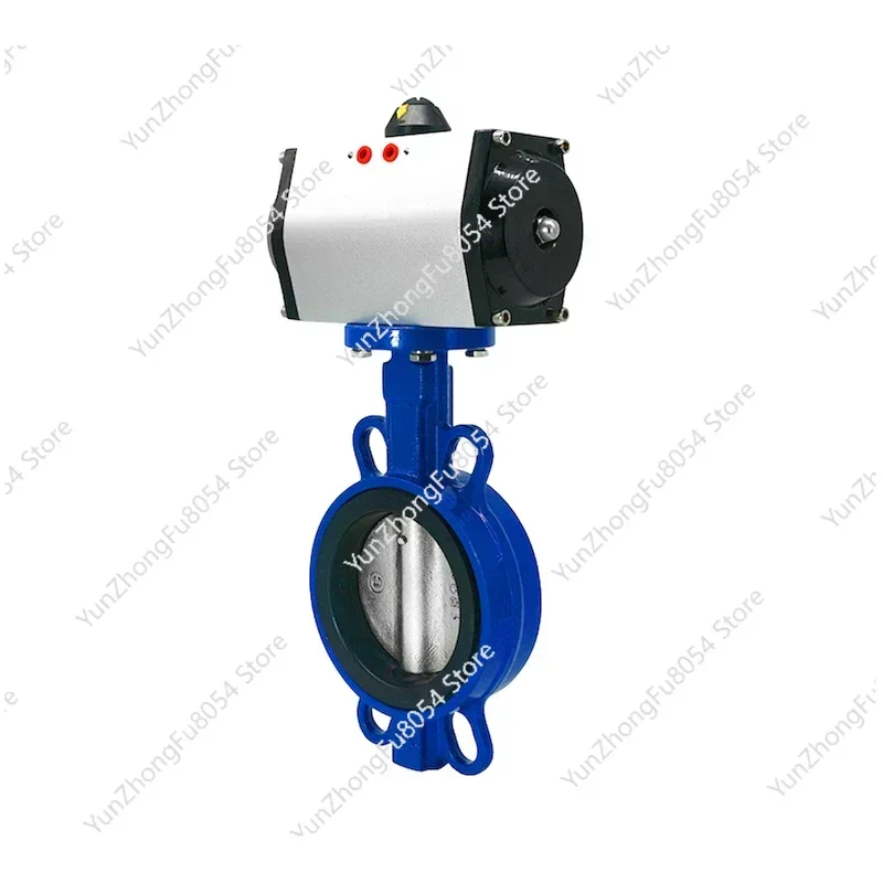 

Pneumatic Butterfly Valve D671X-10/16 Wafer Type Spherical Lnk 304 Stainless Steel Quick Shut-Off Valve DN40/50/65/80/100/150