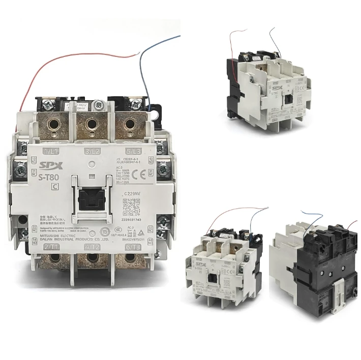 

New SPX IEC/CE Certified 3 Phase Contactor 100A 45kW AC Magnetic Contactor 3 Pole DIN Rail Mount 24V 110V 220V Coil AC-3