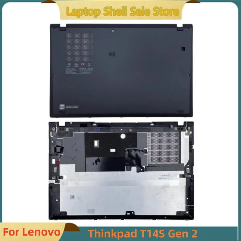 New Original For Lenovo Thinkpad T14S gen2 Laptop Lower Case Bottom Case Base Cover D Cover Black