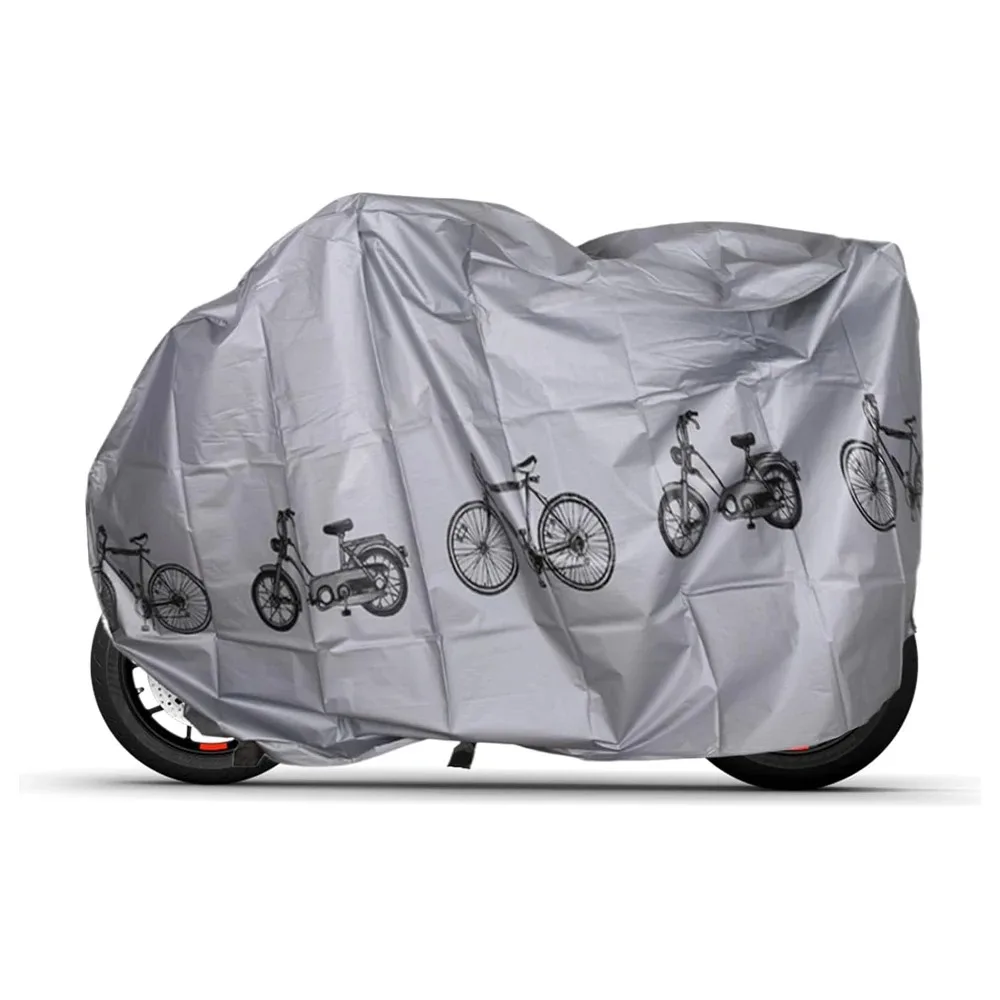 DOMEN Fahrradabdeckung Sonnenschutz Outdoor Wasserdicht für Fahrräder Regenschutz Fahrradabdeckung Multifunktionale Elektrofahrzeugabdeckung – Detail 1