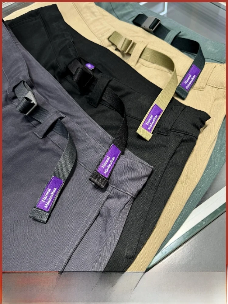 

High-End Men's Casual Straight Leg Pants New Autumn Collection Comfortable Breathable Cotton Polyester Blend Zipper Closure